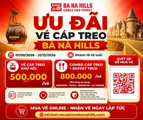 Vé Bà Nà Hills khuyến mãi