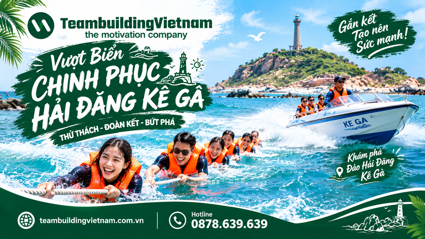 Chương Trình Team building Tại Kê Gà, teambuilding kê gà, teambuilding mũi kê gà, team building kê gà